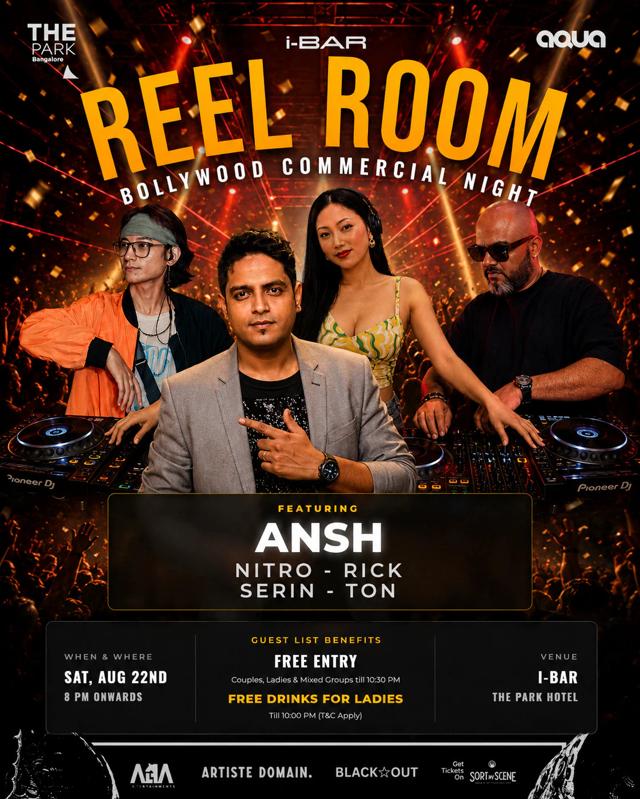 Reel Room - Bollywood Commercial Night